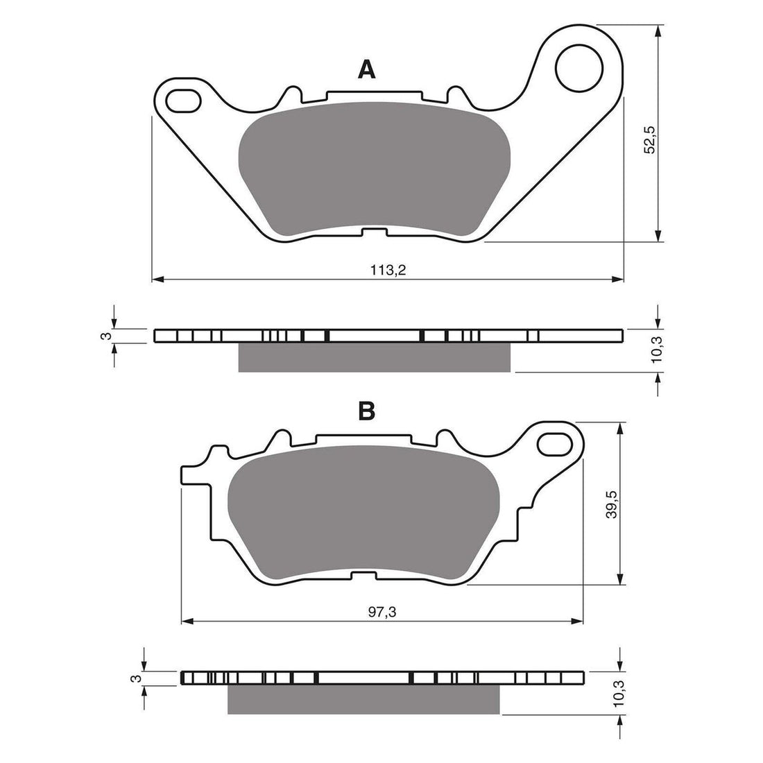 GOLDfren Brake Pads, image 1 of 2
