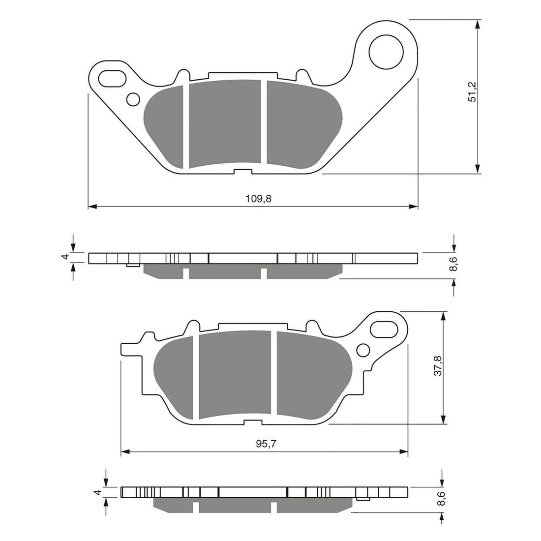 GOLDfren Brake Pads, image 1 of 2