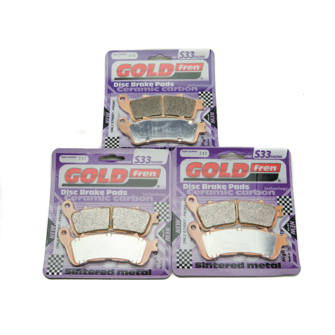 GOLDfren Brake Pads 21022020151, image 1 of 3