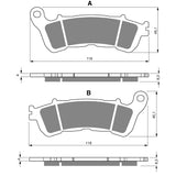 GOLDfren Brake Pads 21022020151, image 2 of 3