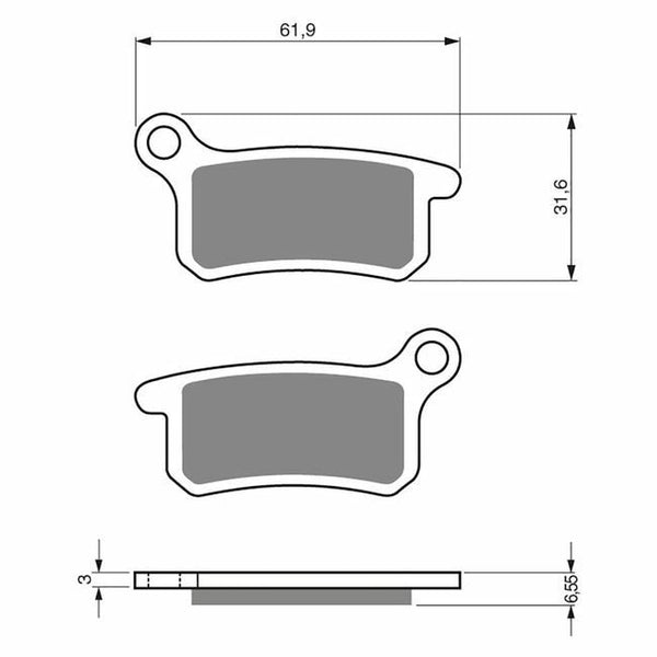 GOLDfren Brake Pads
