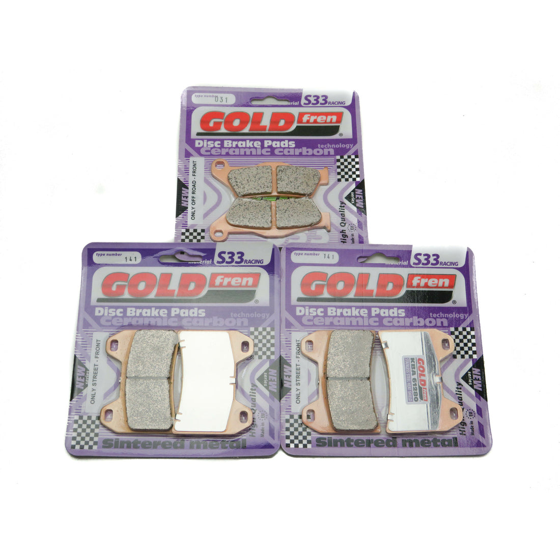 GOLDfren Brake Pads 21022020441, image 1 of 3