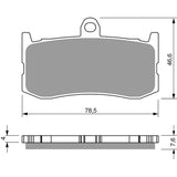 GOLDfren Brake Pads 21022020207, image 2 of 3