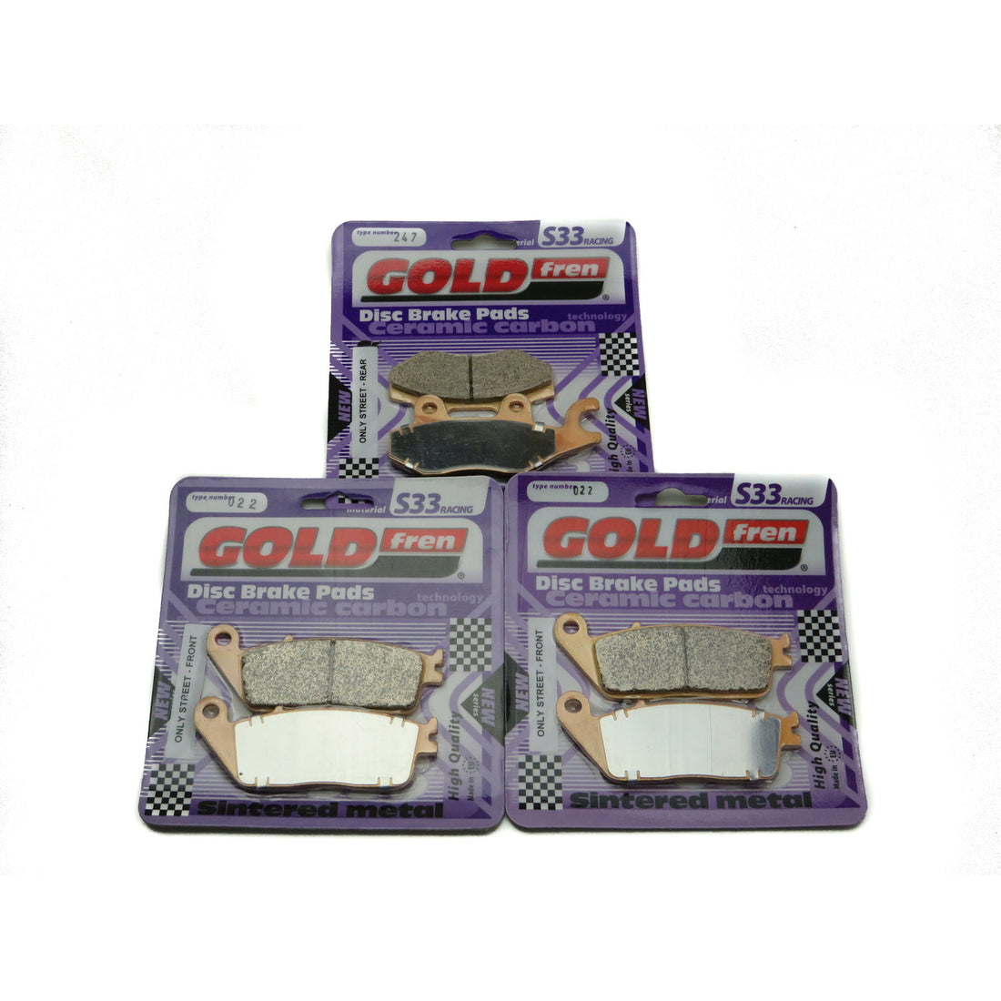 GOLDfren Brake Pads 40320218022, image 1 of 3