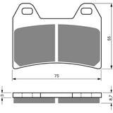 GOLDfren Brake Pads 21022020493, image 2 of 3