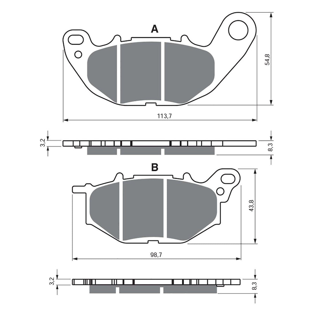 GOLDfren Brake Pads, image 1 of 2