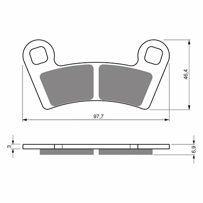 GOLDfren Brake Pads