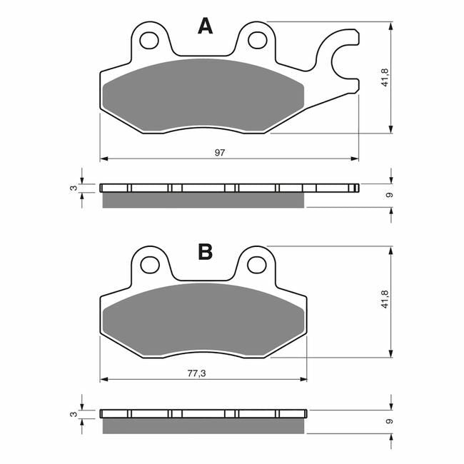 GOLDfren Brake Pads, image 1 of 2