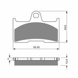 GOLDfren Brake Pads GF281, image 2 of 2