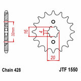 JT Sprocket JTF1550.14, image 4 of 4