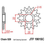 JT Sprocket JTF1901.14SC, image 2 of 2