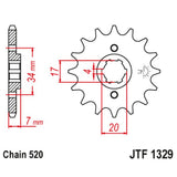 JT Sprocket JTF1329.12, image 2 of 2