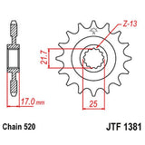 JT Sprocket JTF1381.15, image 2 of 2