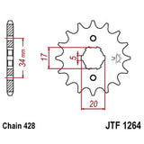 JT Sprocket JTF1264.17, image 2 of 2