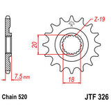JT Sprocket JTF326.14, image 2 of 2