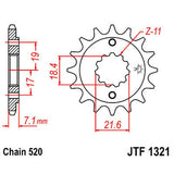 JT Sprocket JTF1321.14, image 2 of 2