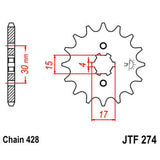 JT Sprocket JTF274.15, image 2 of 2