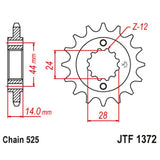 JT Sprocket JTF1372.17, image 2 of 2