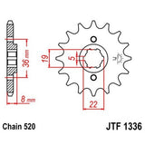 JT Sprocket JTF1336.14, image 2 of 2