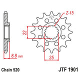 JT Sprocket JTF1901.11, image 2 of 2