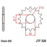 JT Sprocket JTF520.14, image 2 of 2
