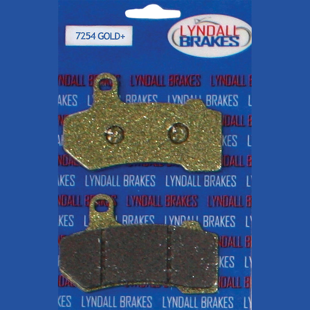 Lyndall Racing Brakes Brake Pads 7254 GOLD