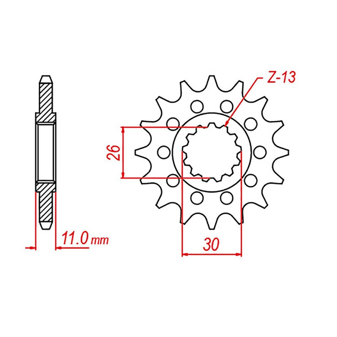 MTX Sprocket 10-591-16