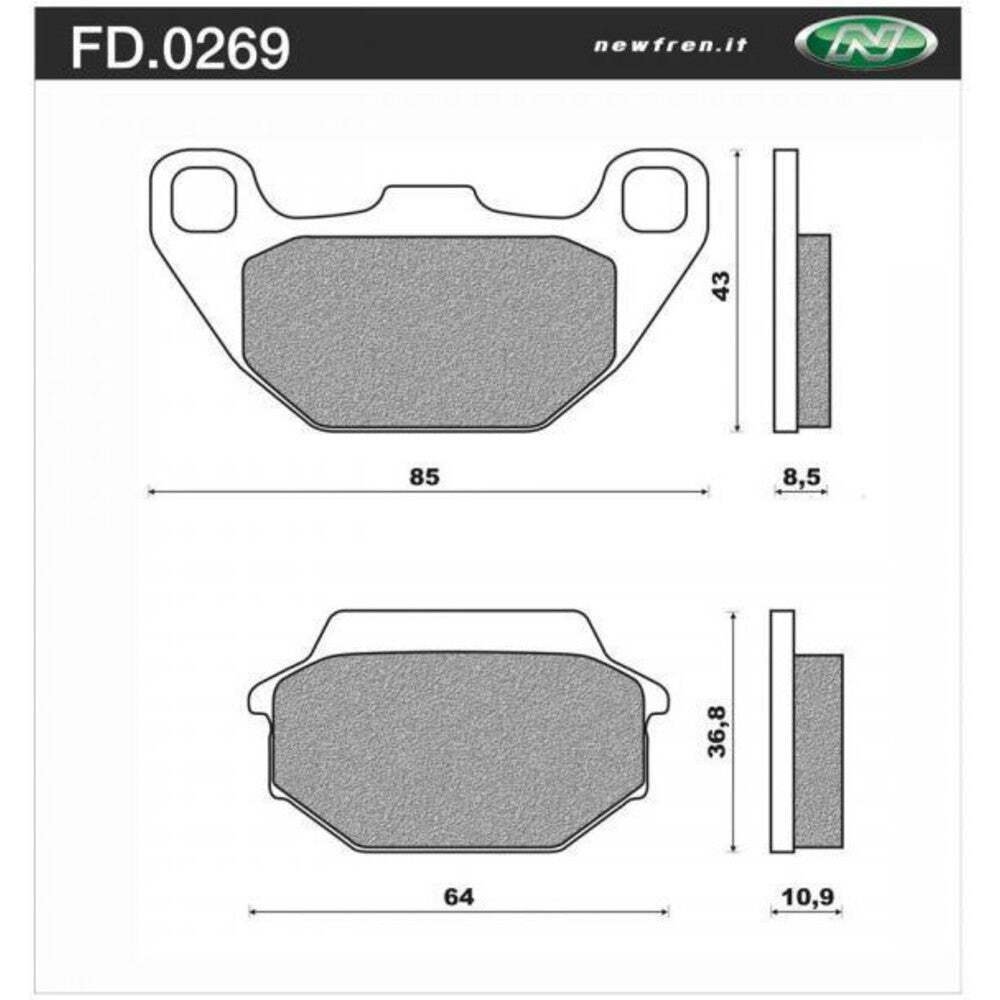 NEWFREN Brake Pads