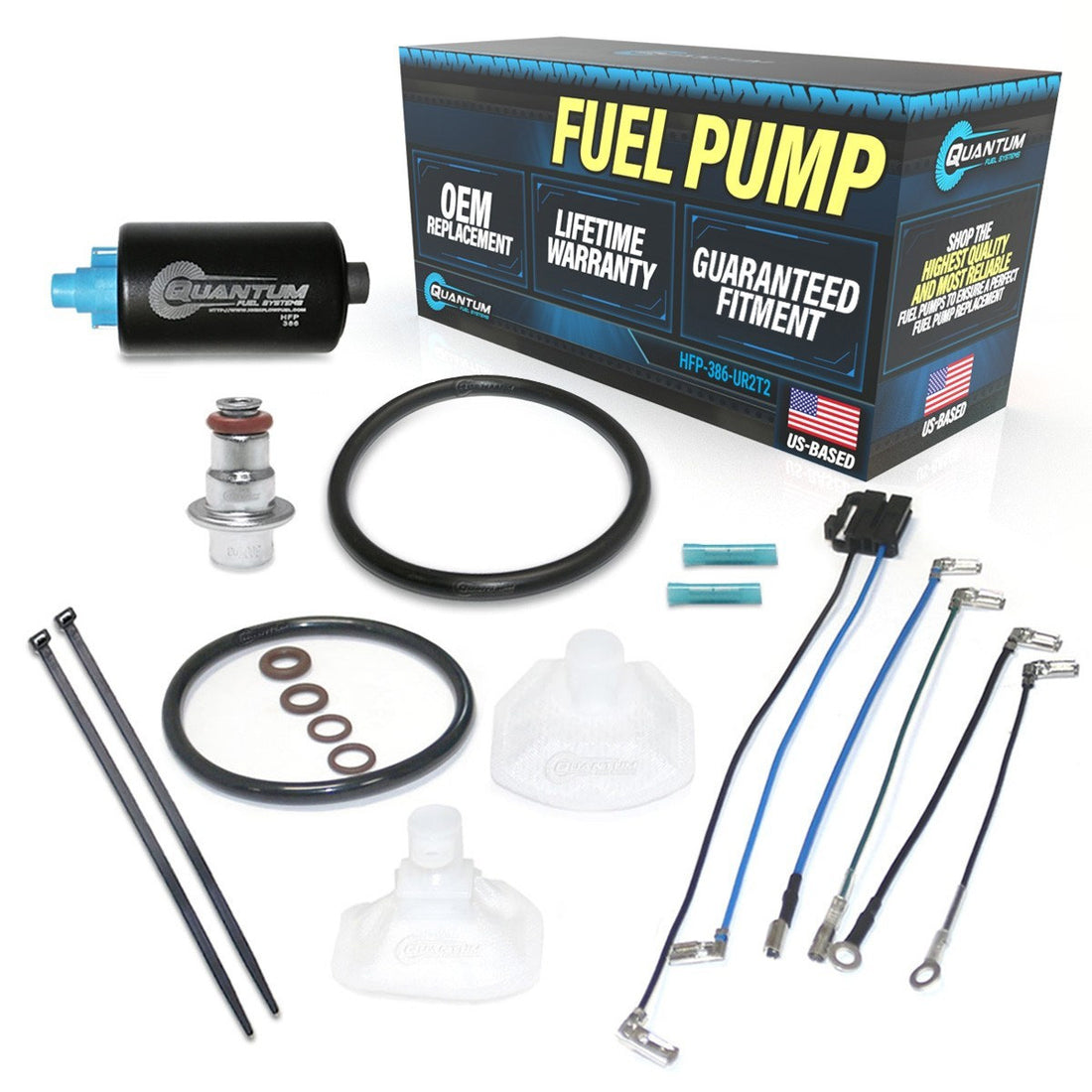 QFS Fuel Pump HFP-386-UR2T2, image 1 of 4
