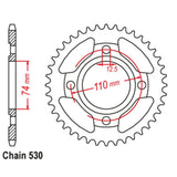 Sprocket CMS11-1J3-39, image 2 of 2