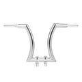 18" Rise 2" Ape Hanger Handlebar & 3.5'' Risers Fit For Harley Softail