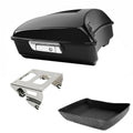 Chopped Trunk & Solo Mount Rack Fit For Harley Touring Road Street Glide 14-2026
