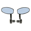 7/8" Universal Handle Bar End Rearview Side Mirrors Fit For Honda Motorcycle