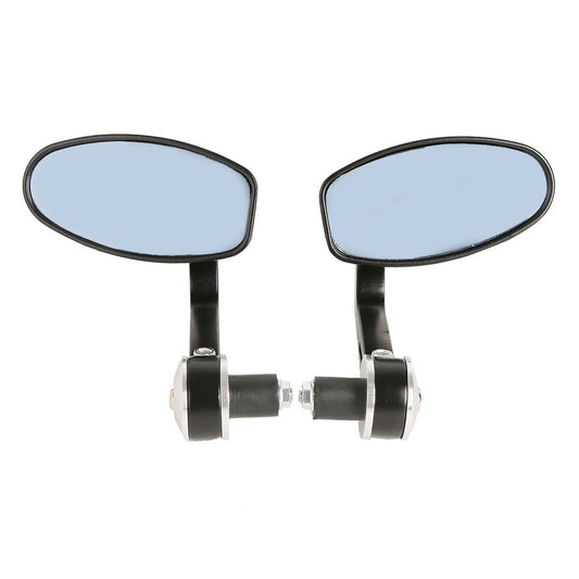 7/8" Universal Handle Bar End Rearview Side Mirrors Fit For Honda Motorcycle