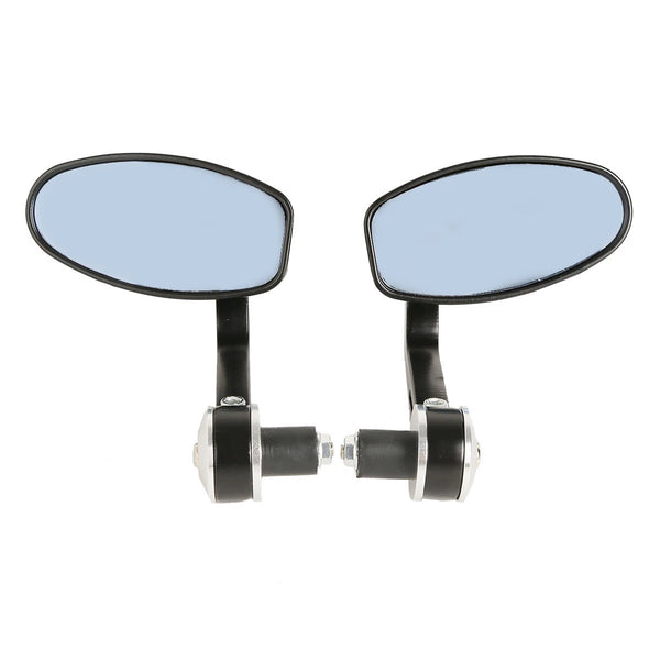 7/8" Universal Handle Bar End Rearview Side Mirrors Fit For Honda Motorcycle