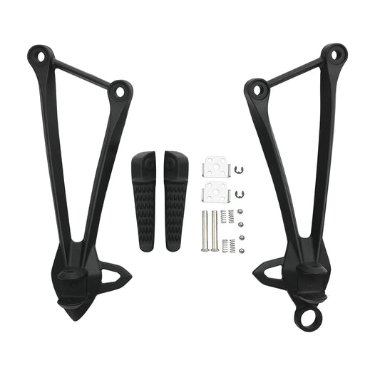 Passenger Footrests Footpeg Fit For Kawasaki Ninja ZX10R 2008-2010 ZX6R 2009-25