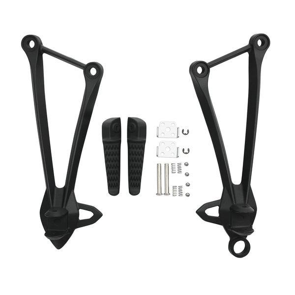 Passenger Footrests Footpeg Fit For Kawasaki Ninja ZX10R 2008-2010 ZX6R 2009-25