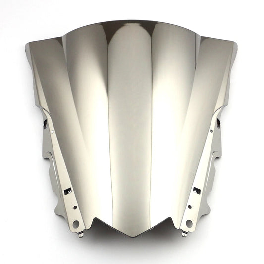 Motorcycle Windshield Windscreen For Yamaha YZF-R25 YZF-R3 2014-2018 Chrome