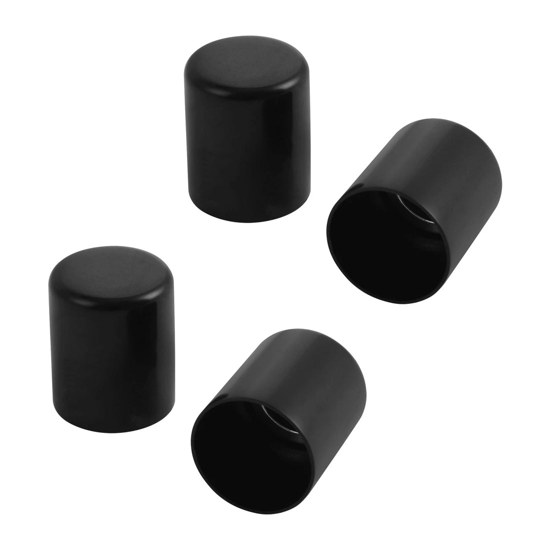 4x Black Docking Hardware Point Covers Kit Fit For Harley Touring Electra Glide