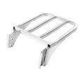 Motorcycle Chrome Sissy Bar Backrest Luggage Rack Rear Carrier For Harley Dyna