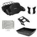 Chopped Trunk Backrest Mount Rack Docking Kit Fit For Harley Electra Glide 14-26