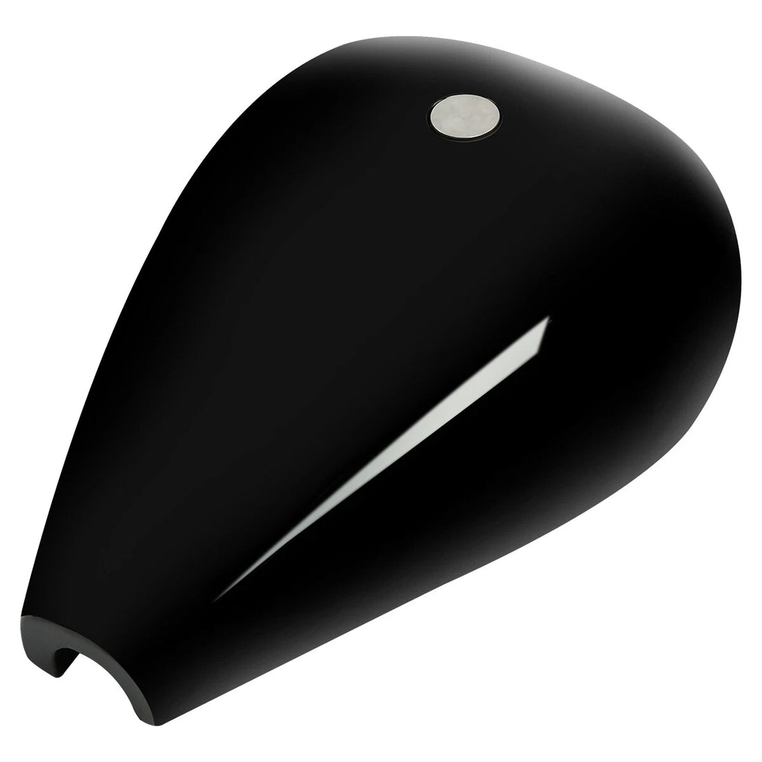 Painted Black Stretched 4.7 Gallon Gas Fuel Tank Fit For Harley Bobbers Choppers