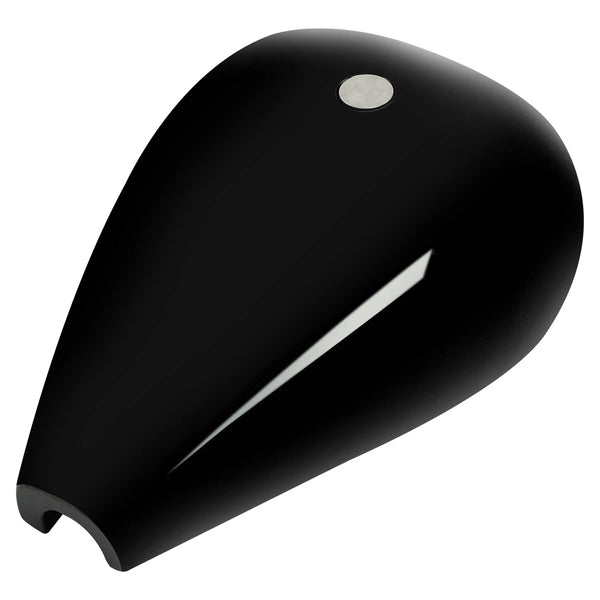Painted Black Stretched 4.7 Gallon Gas Fuel Tank Fit For Harley Bobbers Choppers