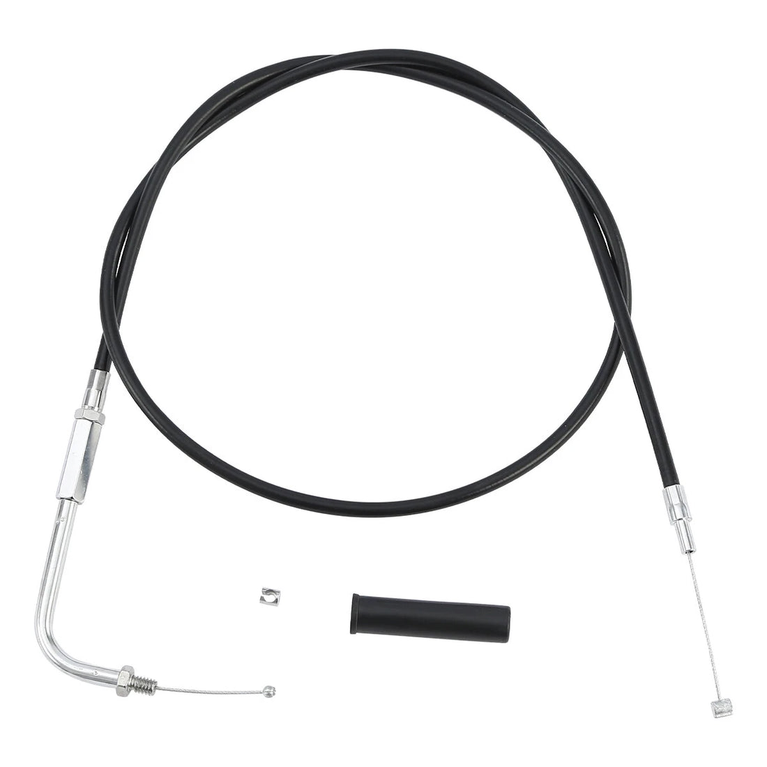Black Vinyl Throttle Cable Fit For Harley Electra Glide Flh 1976-1980 Fxef 79-80