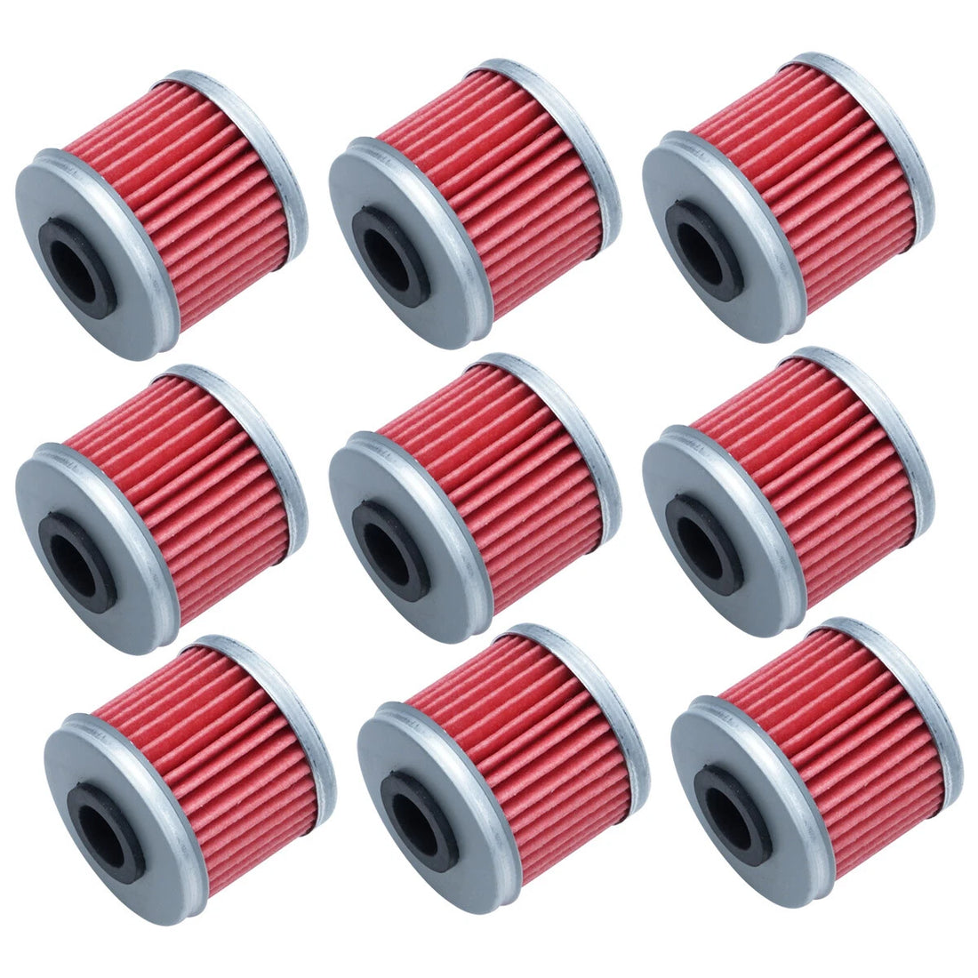9PCs Engine Oil Filter for Honda Crf 150R/RB 250R/X/XRL 450R/X/RX/XRL
