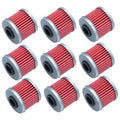9PCs Engine Oil Filter for Honda Crf 150R/RB 250R/X/XRL 450R/X/RX/XRL