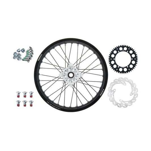 Tusk 1931330143a831-ace917 Impact Complete Rear Wheel Package 19 x 2.15 Black