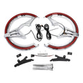 Brake Rotor Covers w/ LED Ring Of Fire Fit For Honda Goldwing GL1800 1800 18-25