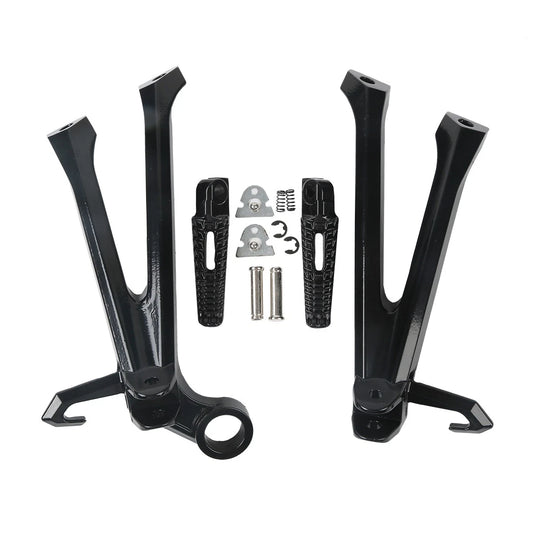 Rear Passenger Foot Pegs Footrest Bracket Fit For Suzuki Gsxr 600 750 2011-2025
