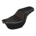Driver Passenger Two-Up Seat Fit For Harley Dyna Wide Super Glide Fxdc 2006-2017